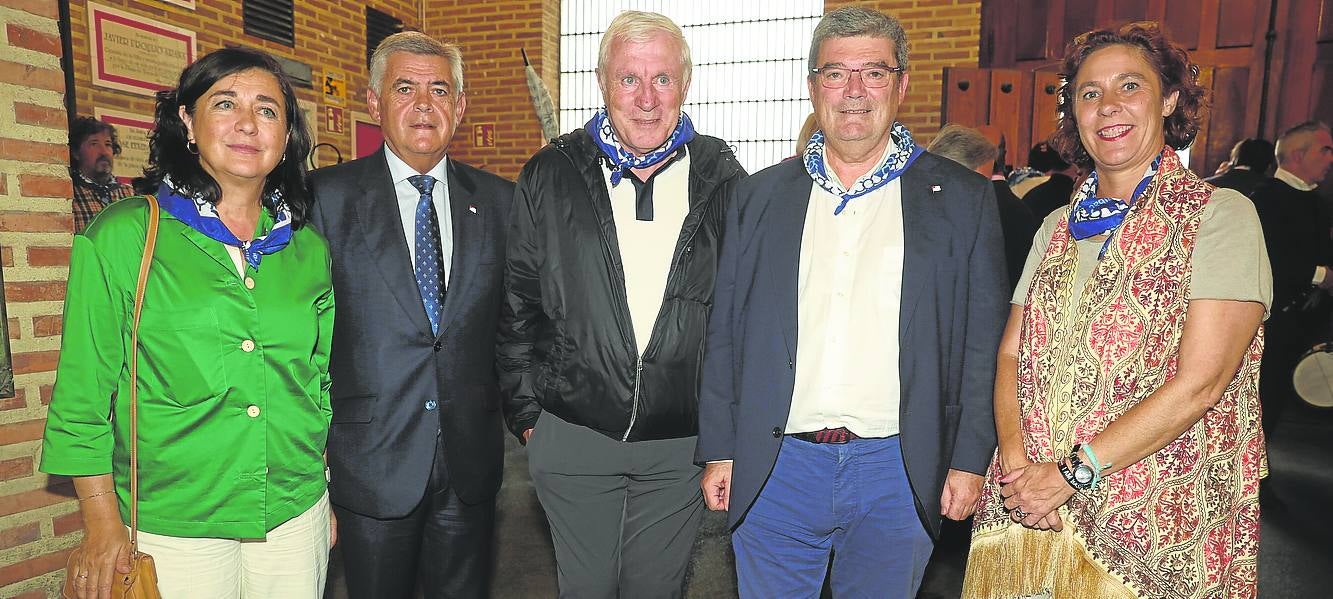 Yolanda Díez, Kepa Odriozola, Luis Fernández, Juan Mari Aburto y Amaia Arregi.