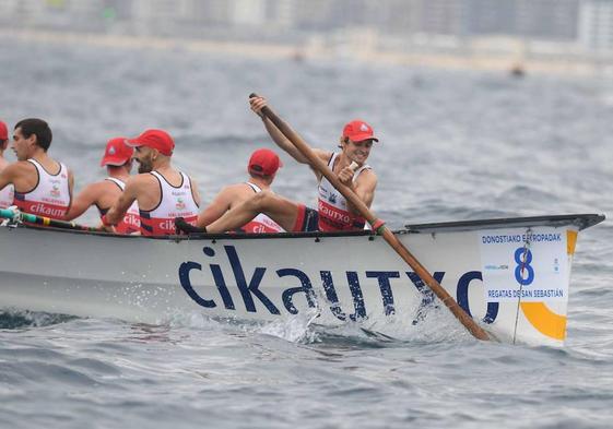 Ondarroa fue una de las cuatro traineras vizcaínas que el año pasado se clasificó para La Concha.