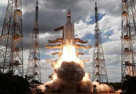 Lanzamiento de la Chandrayaan-3 el pasado 14 de julio.