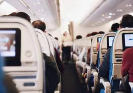 Las imágenes del interior del avión que tuvo que regresar por la diarrea de un pasajero