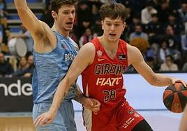 Ondrej Hanzlik en un partido de la campaña pasada con el Girona frente al Breogán.