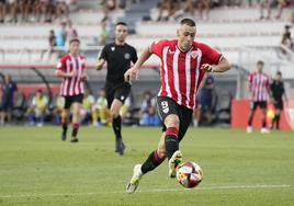 Izeta pudo marcar en dos ocasiones al rival zaragozano.