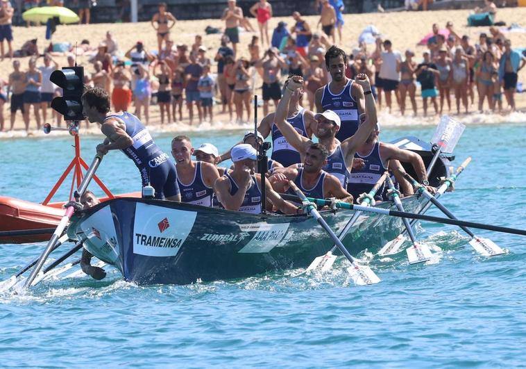 Las imágenes de la celebración de Urdaibai tras coronar La Concha