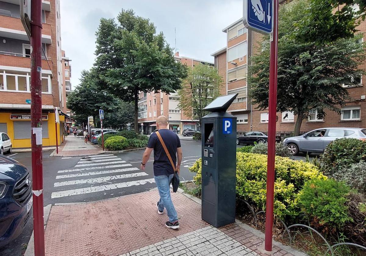 Leioa ha instalado los parquímetros este verano.