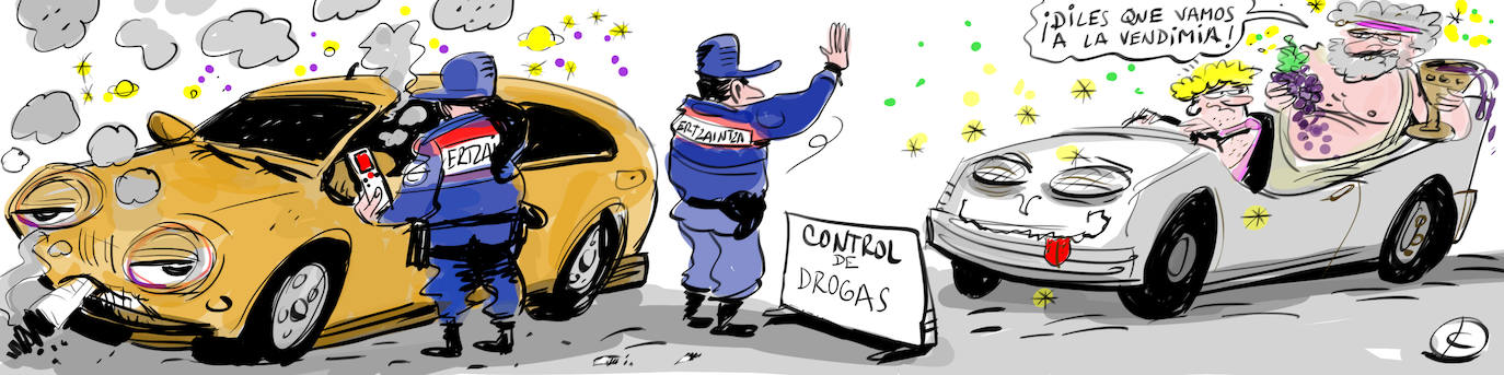 La viñeta de Cerrajería y los controles de alcohol y drogas al volante