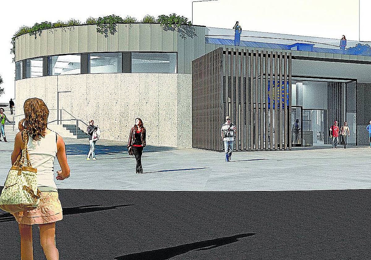 Recreación de cómo quedará el albergue para peregrinos.