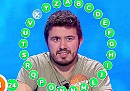 Orestes en su paso por 'Pasapalabra'.