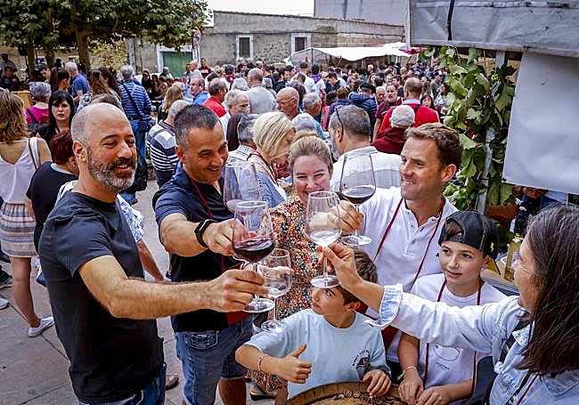 Ambiente en la Fiesta de la Vendimia.