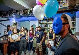 Un momento de las representaciones de la Noche Scratxe Gaua en la sala Baratza.