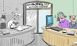 La viñeta de Cerrajería y el récord de turistas en agosto