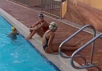 Alaia Pocero, la protagonista del vídeo viral en las piscinas de Portugalete