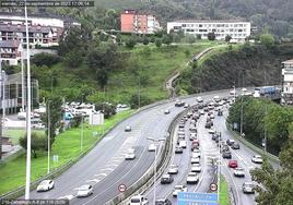 Imagen de las cámaras en el corredor del Txorierri.