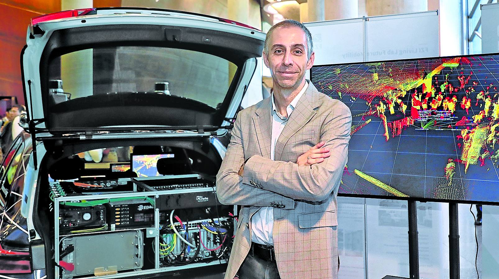 Javier del Ser en el Congreso de Sistemas de Transporte Inteligente que se celebra estos días en Bilbao.