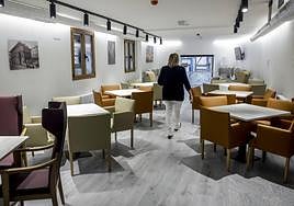 Vista interior de la residencia de mayores de Burullería.