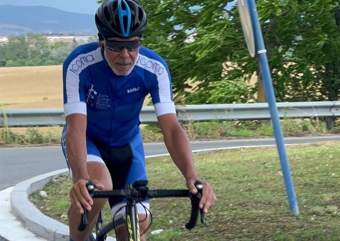 Roberto Gil durante un entrenamiento