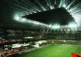 Proyección del nuevo estadio que quiere construir Marruecos en Casablanca.