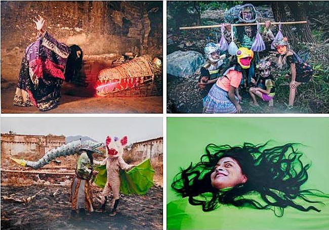 Cuatro momentos de la película 'Soneto de alimañas' de Naomi Rincón Gallardo.