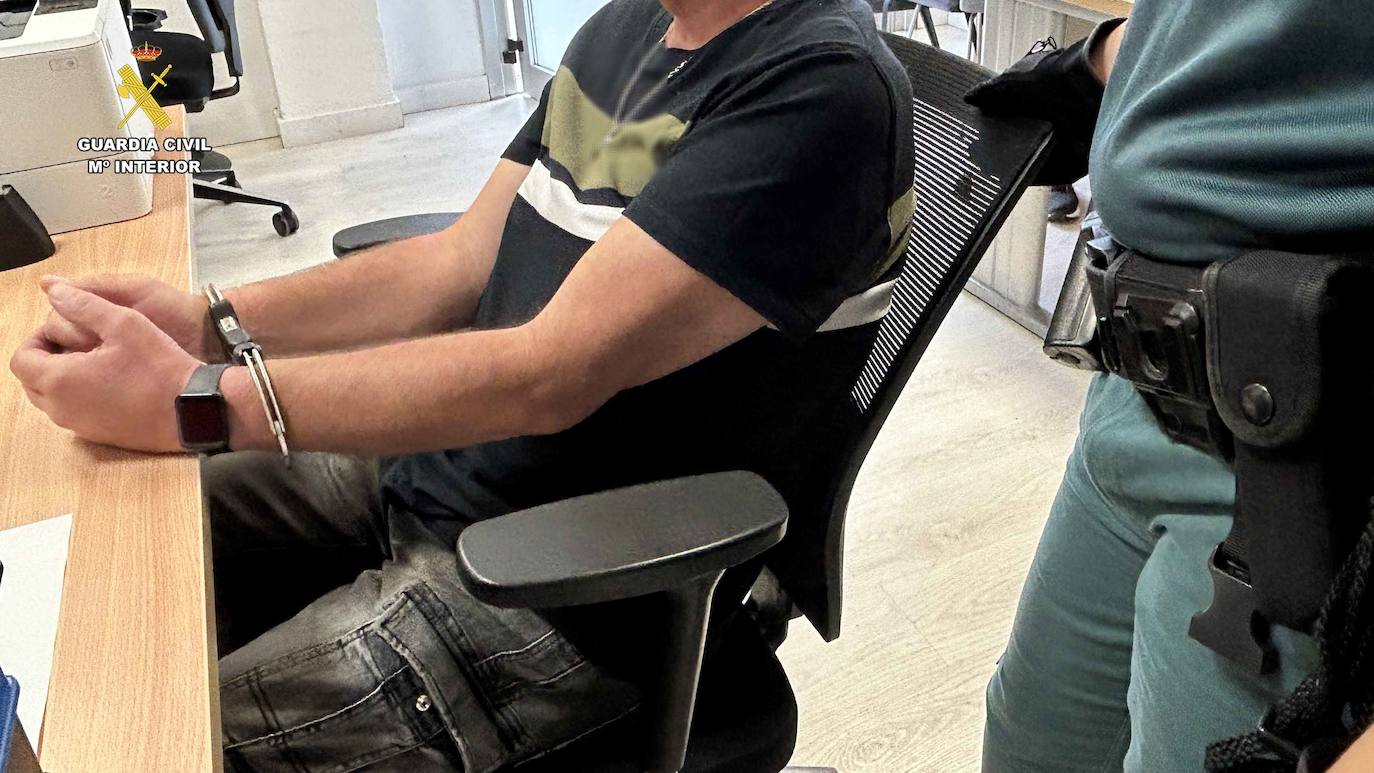 Uno de los arrestados en la 'Operación Borlage'.