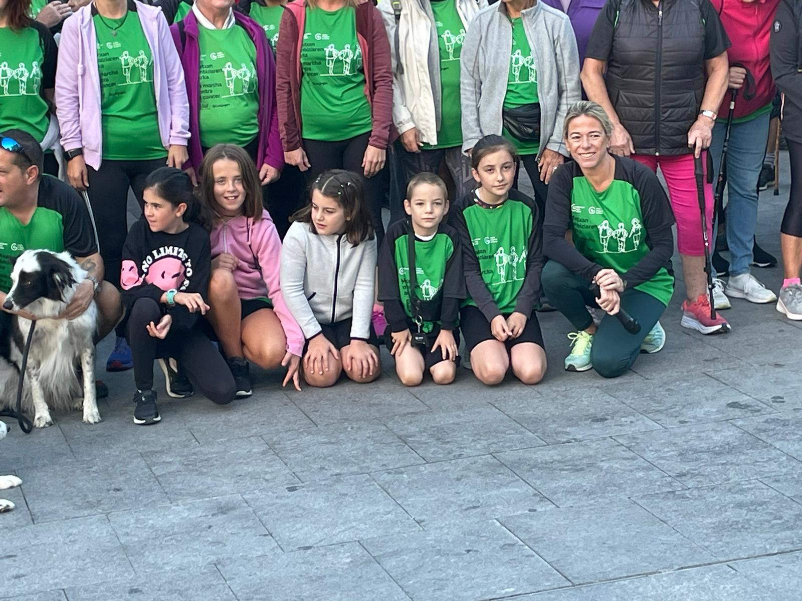 La marcha en Salvatierra contra el cáncer, en imágenes