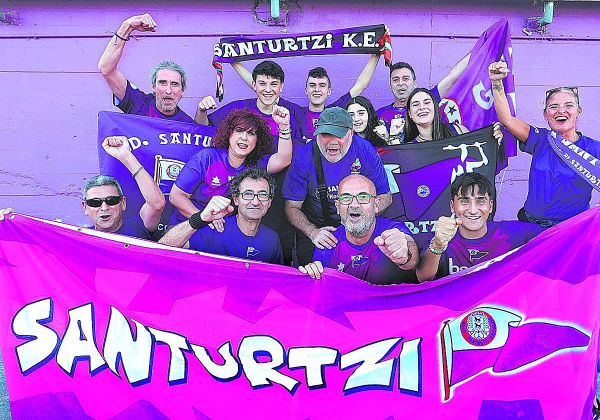 Los aficionados del Santurtzi viajan hoy a Turégano con la ilusión de clasificarse para la Copa del Rey.