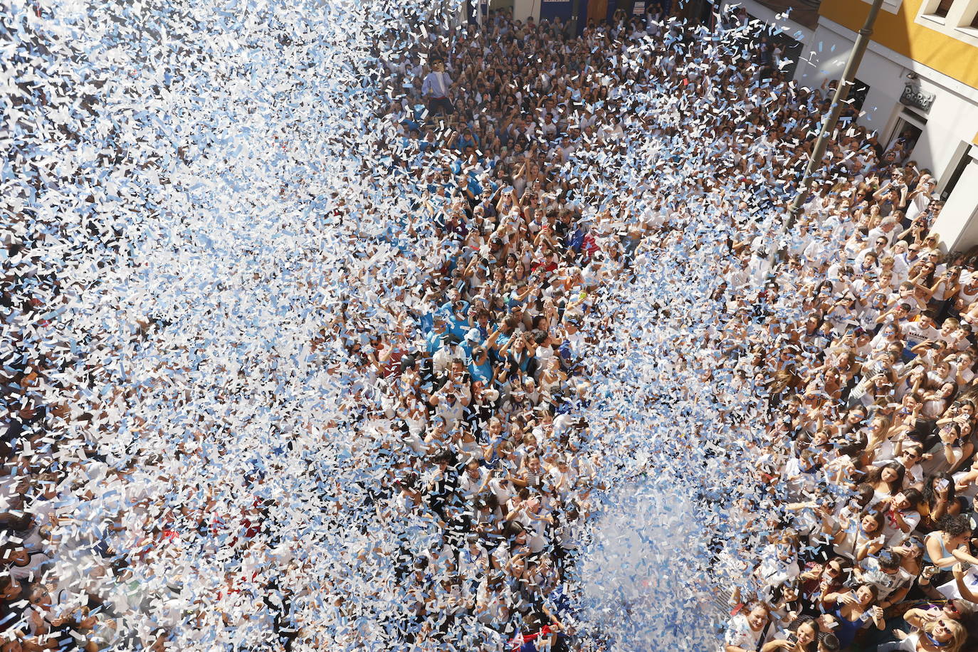 Las mejores imágenes del txupinazo de los Sanfaustos