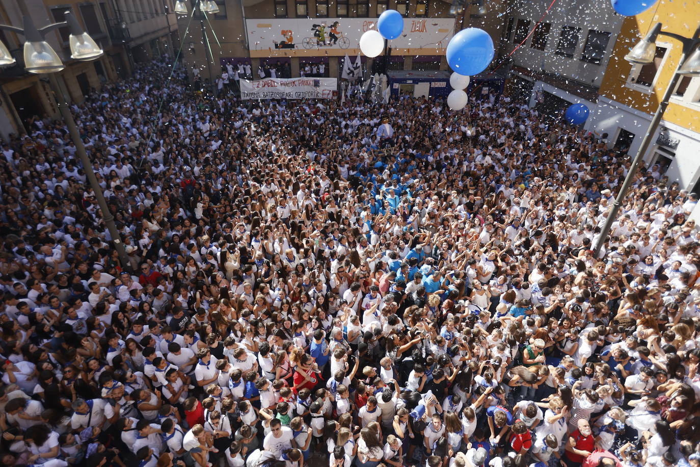 Las mejores imágenes del txupinazo de los Sanfaustos