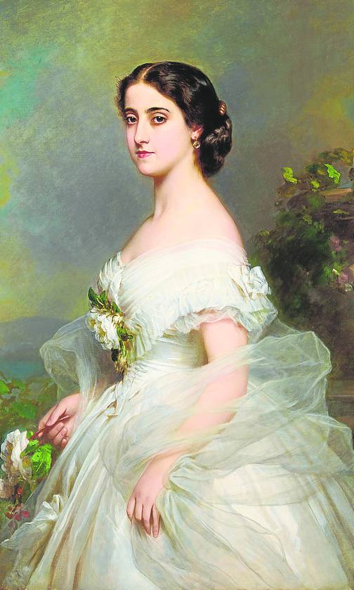 Imagen - Adelina Patti, retratada por Franz Winterhalter (1865-70).