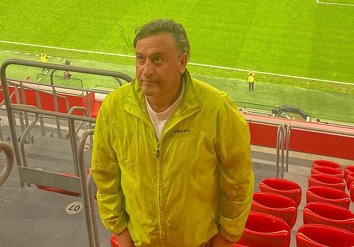 Marcelo Ocampo recibió un puñetazo en la cara después del partido de juveniles entre el Portugalete C y el Sestao River B.