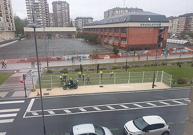 Lugar del accidente.