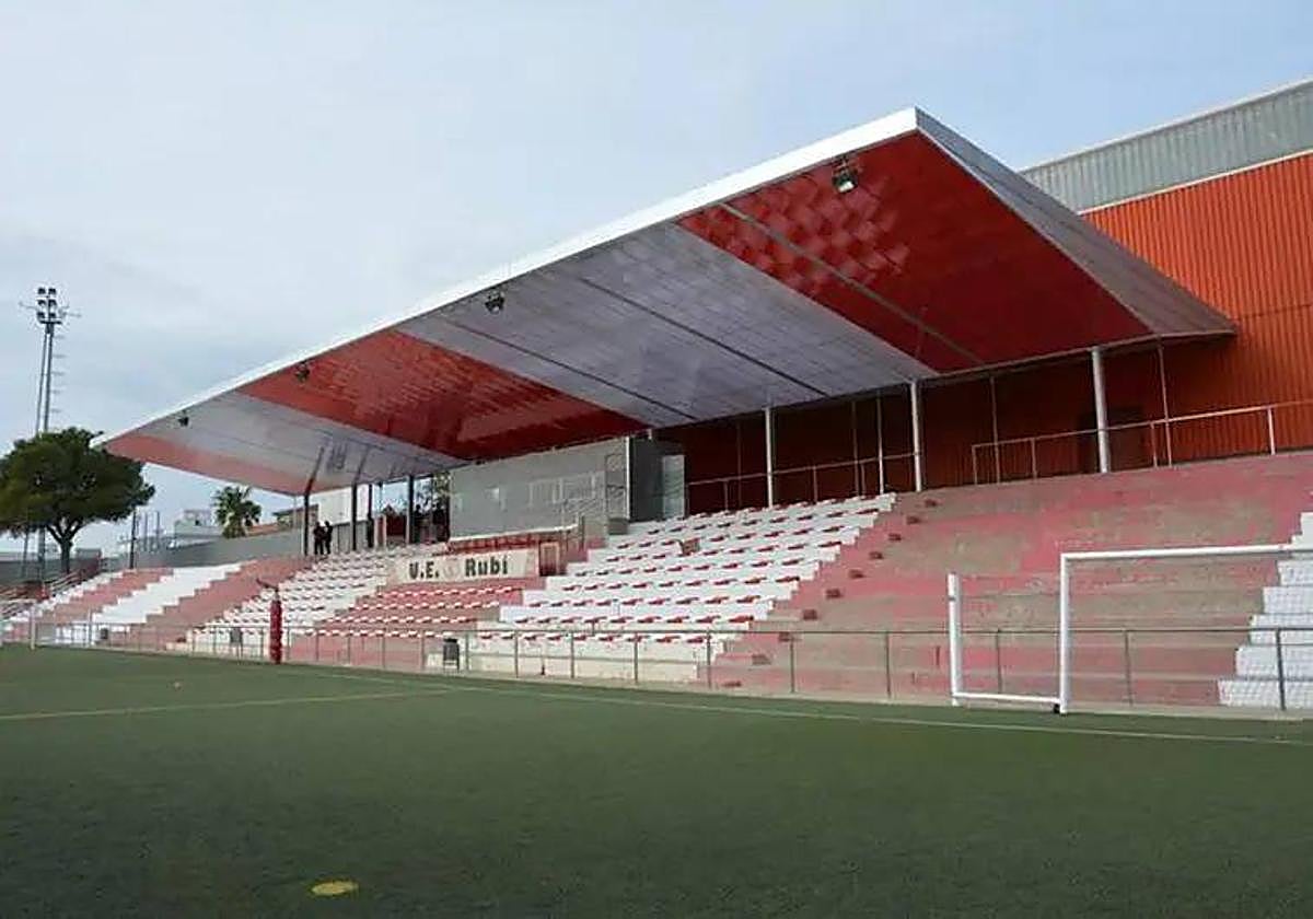 Imagen del campo del Rubí, Can Rosés.