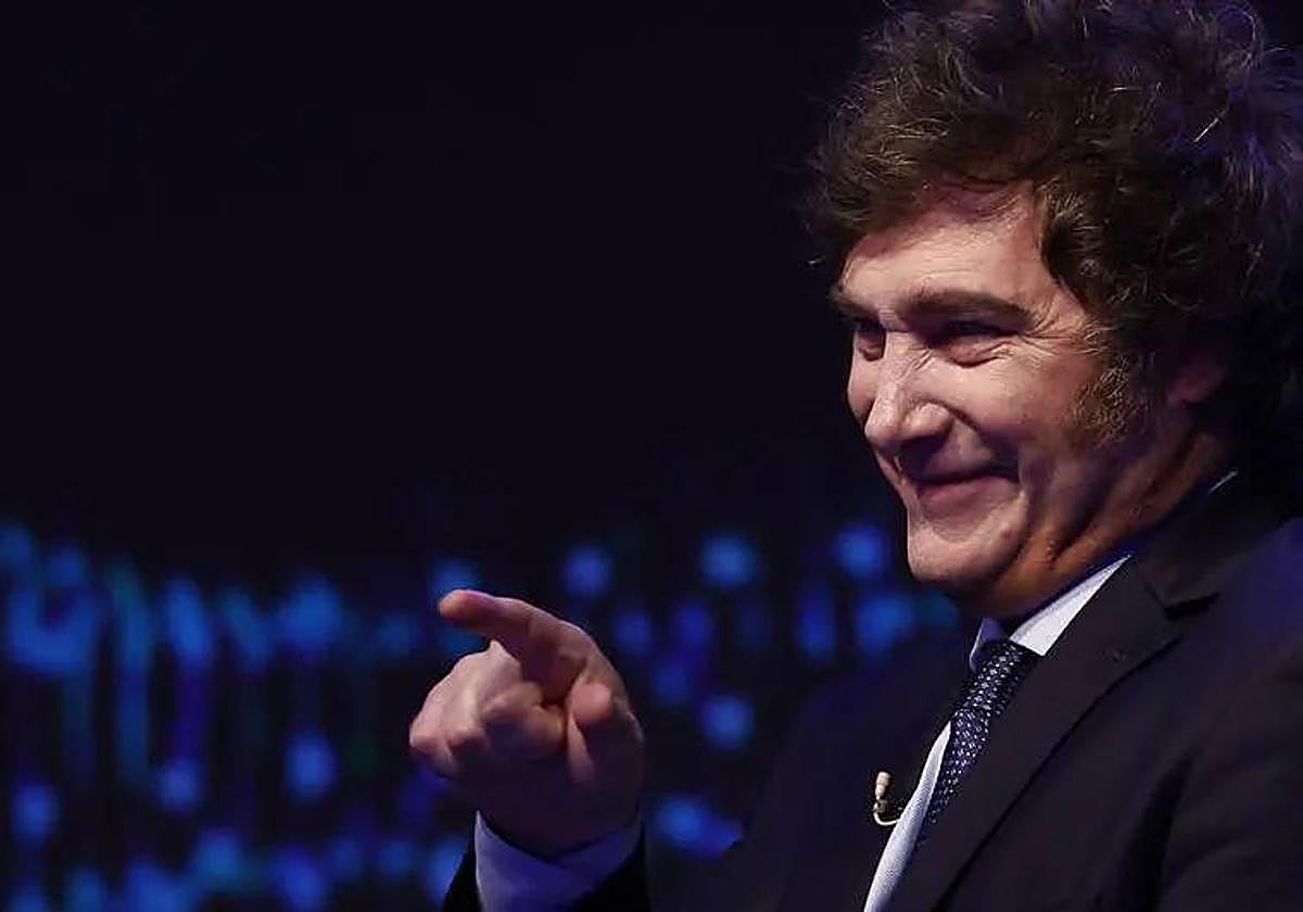 Javier MIlei, candidato a la Presidencia argentina.