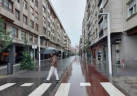 Getxo concluyó la peatonalización de la calle Mayor este mismo año. a