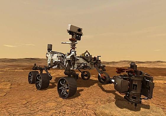 Las dos investigadores de la UPV/EHU que han trabajado con el 'Perseverance'.