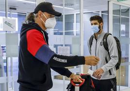 Dusko Ivanovic, durante su anterior etapa como técnico del Baskonia, en pandemia.