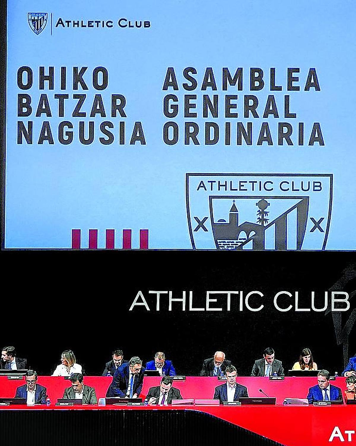 La asamblea se celebra esta tarde en el Palacio Euskalduna.