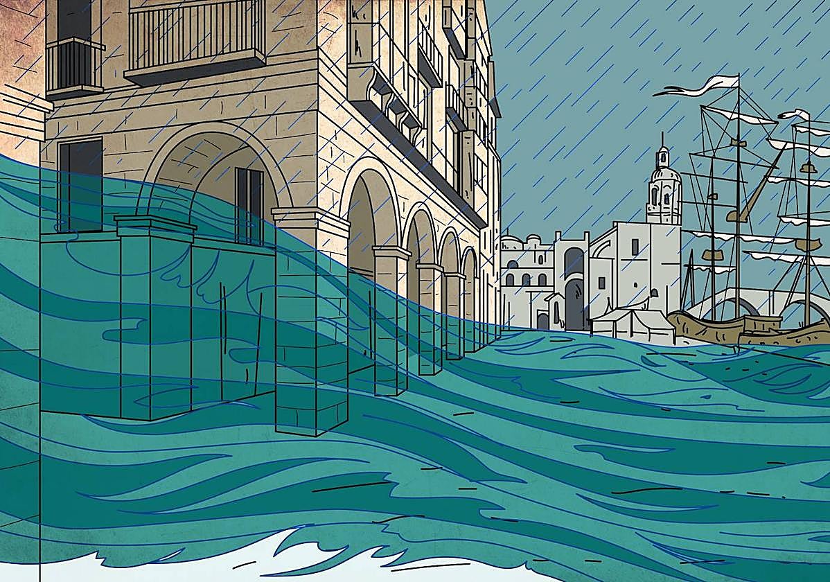 El diluvio que arrasó Bilbao en 1593