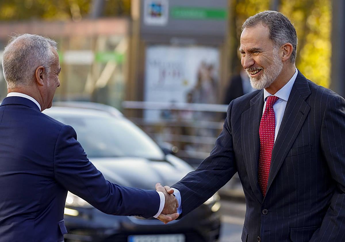 Urkullu y Felipe VI, en un encuentro reciente en Bilbao.