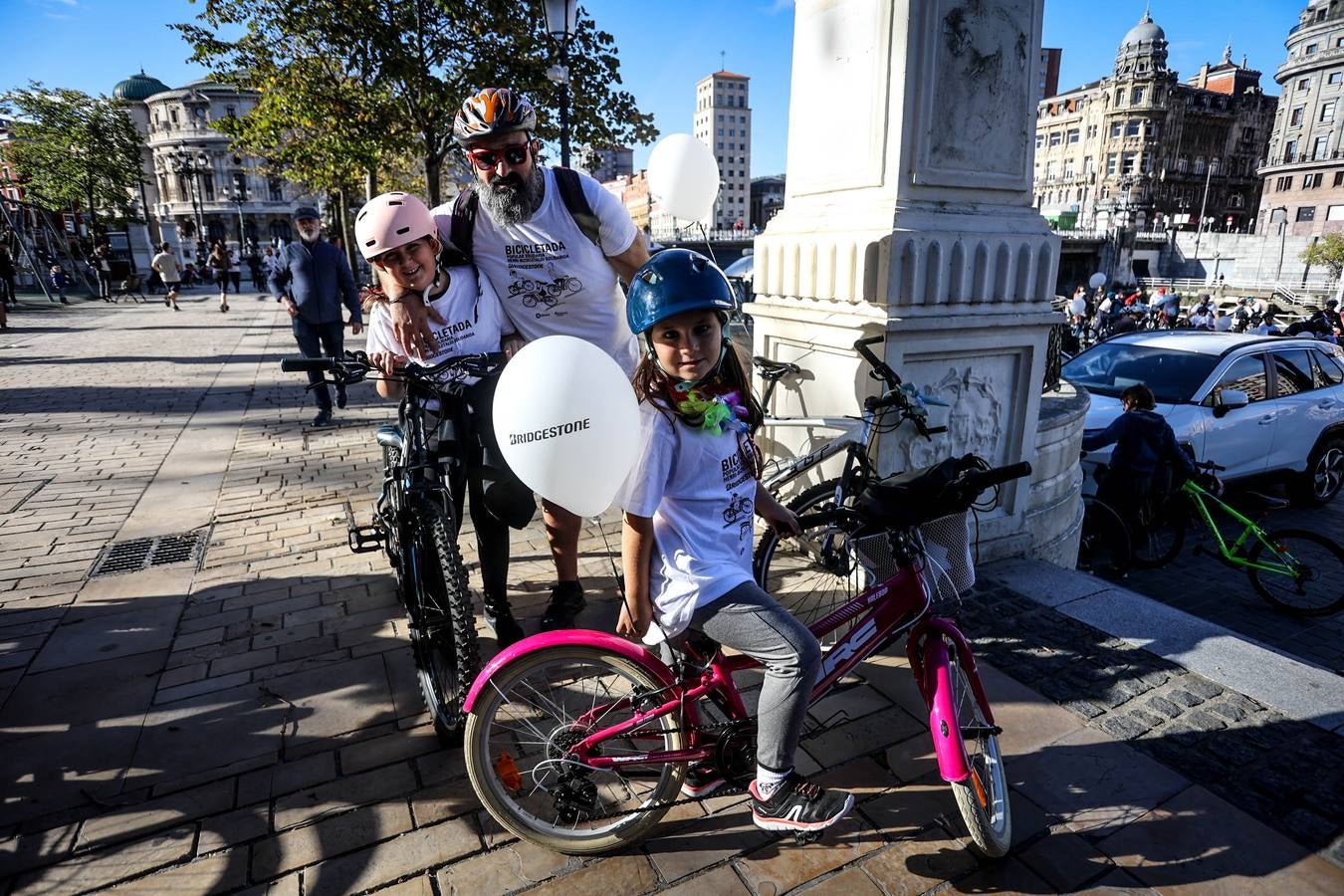 Bicicletada Bridgestone en Bilbao