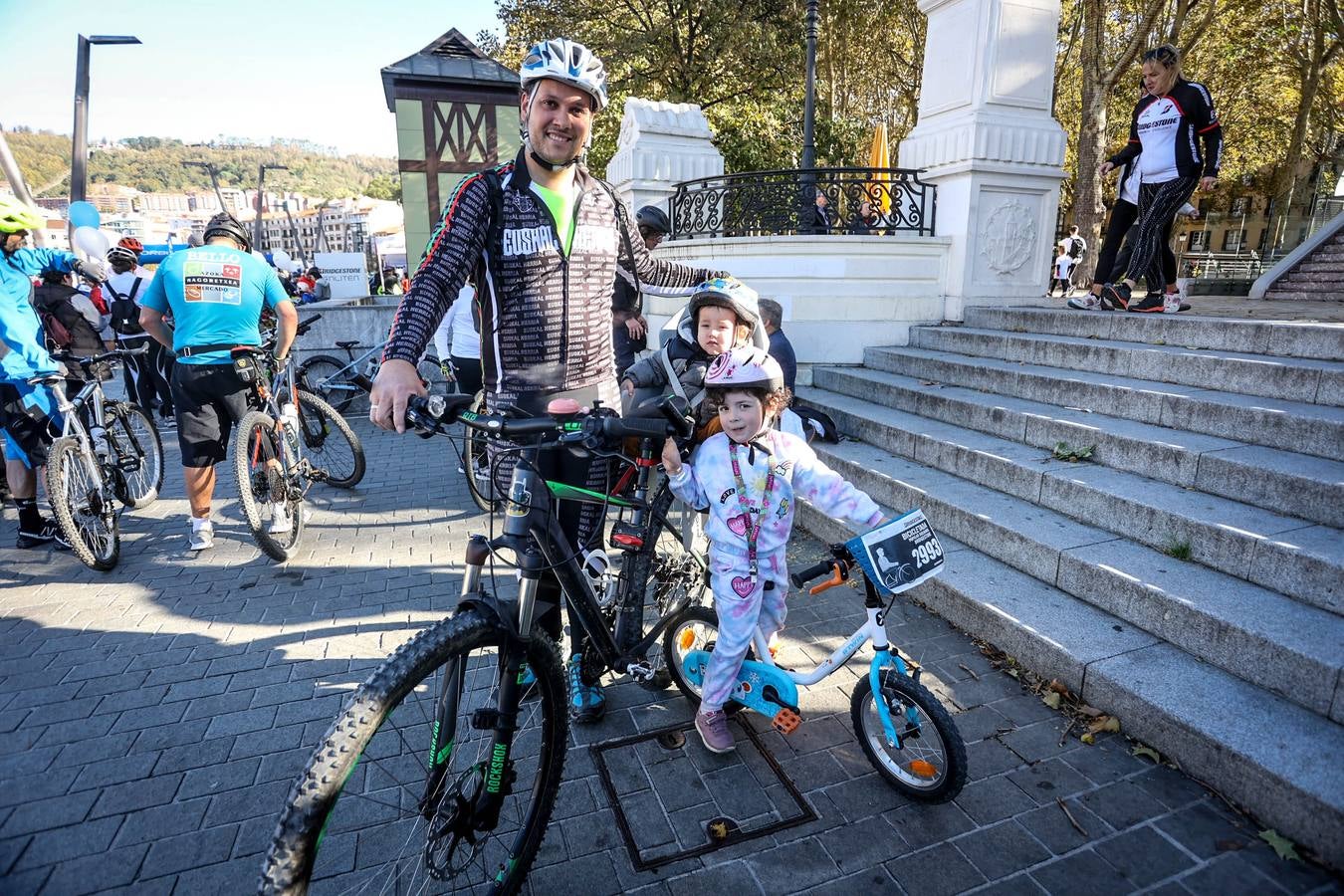 Bicicletada Bridgestone en Bilbao