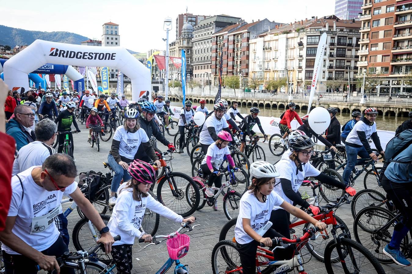 Bicicletada Bridgestone en Bilbao