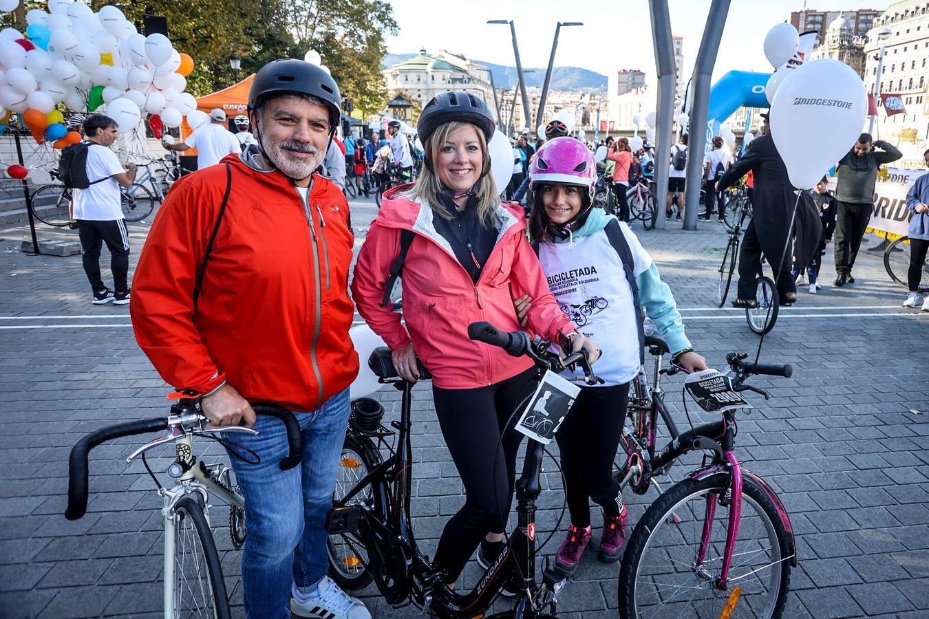 Bicicletada Bridgestone en Bilbao