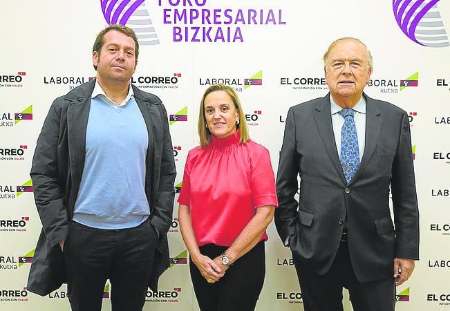 Iñigo Urigüen, Miren Esturo y Jon Ortuzar. 