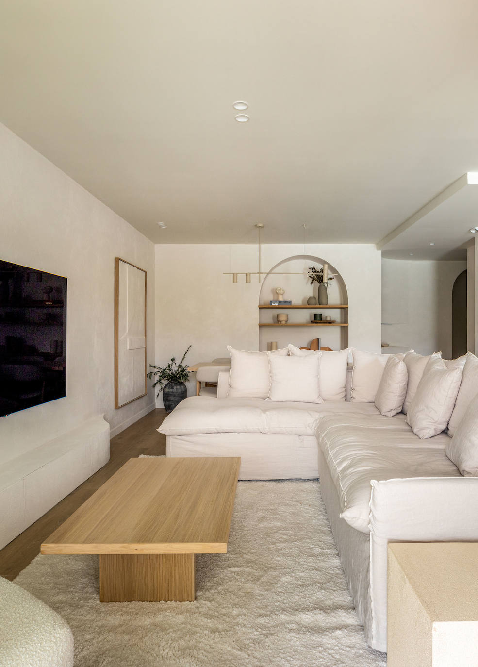 El piso de una pareja en Leioa de estilo mediterráneo en el que se respira calma