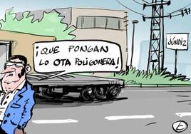 La viñeta de Cerrajería y el problema de aparcamiento en Júndiz