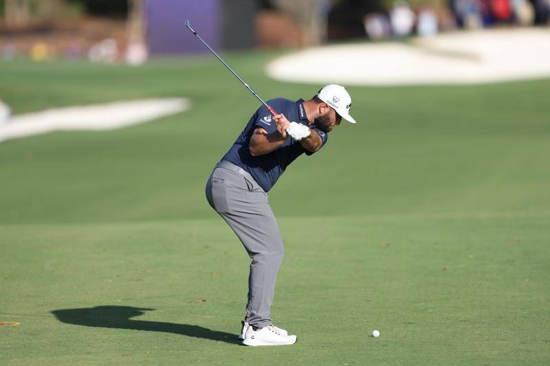 El de Barrika se mostró muy eficaz en los golpes largos.