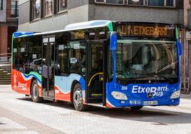 Autobús urbano híbrido de Etxebarri.