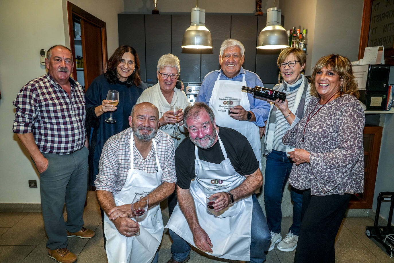 Así fue la cena en la sociedad gastronómica Txipristin