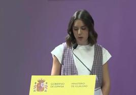 Irene Montero.