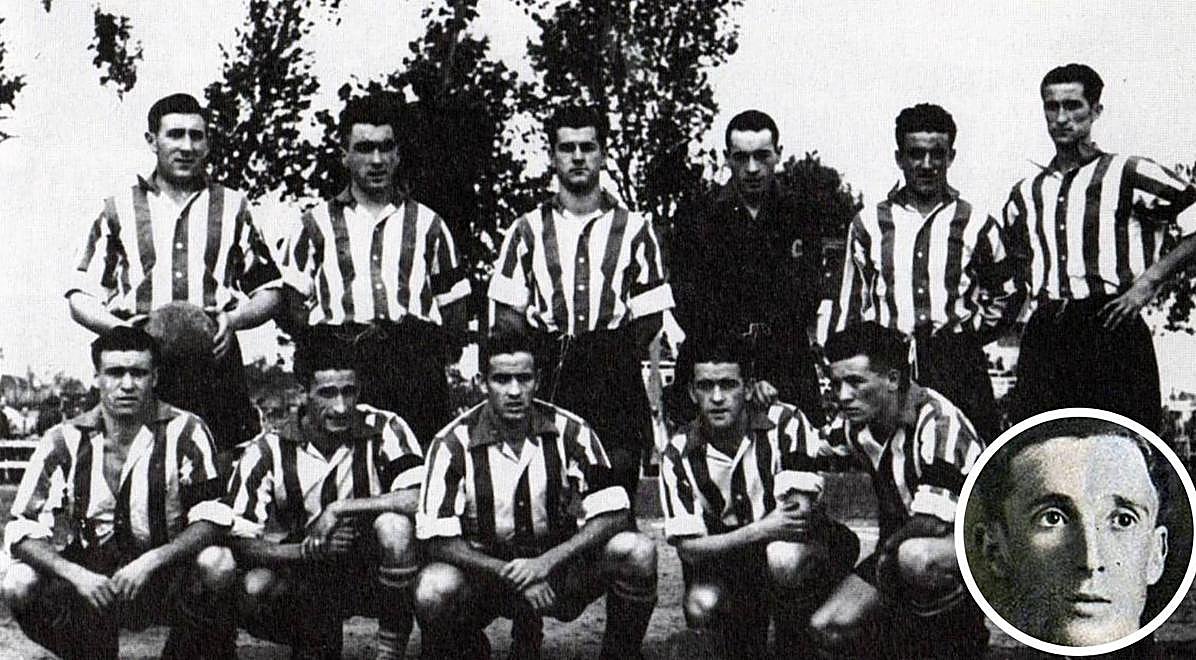 La formación alavesista de la temporada 1946-47, que arrancó con Domingo Rey en el banquillo.