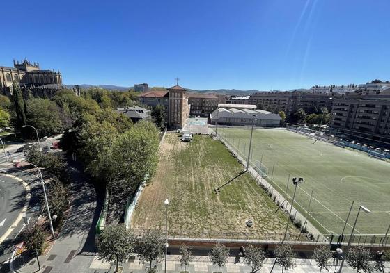 La orden de los Marianistas solicitó convertir en dos bloques de viviendas los terrenos junto al colegio.